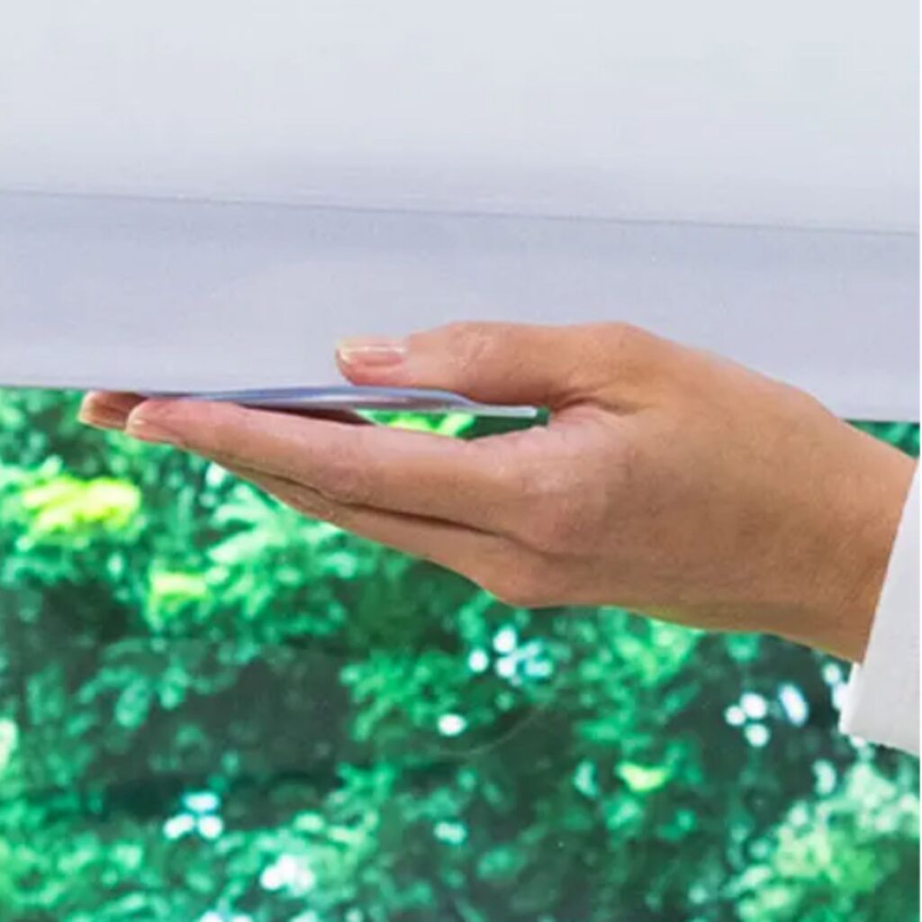 cordless operation on a shade